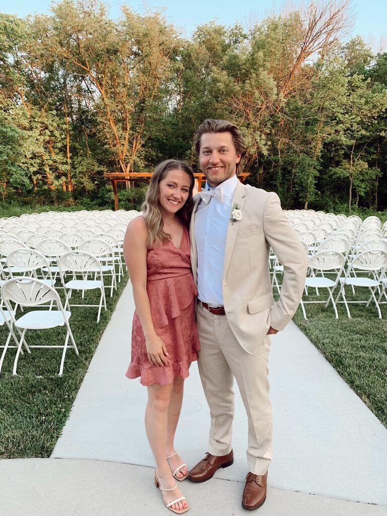 Our first of many weddings together!