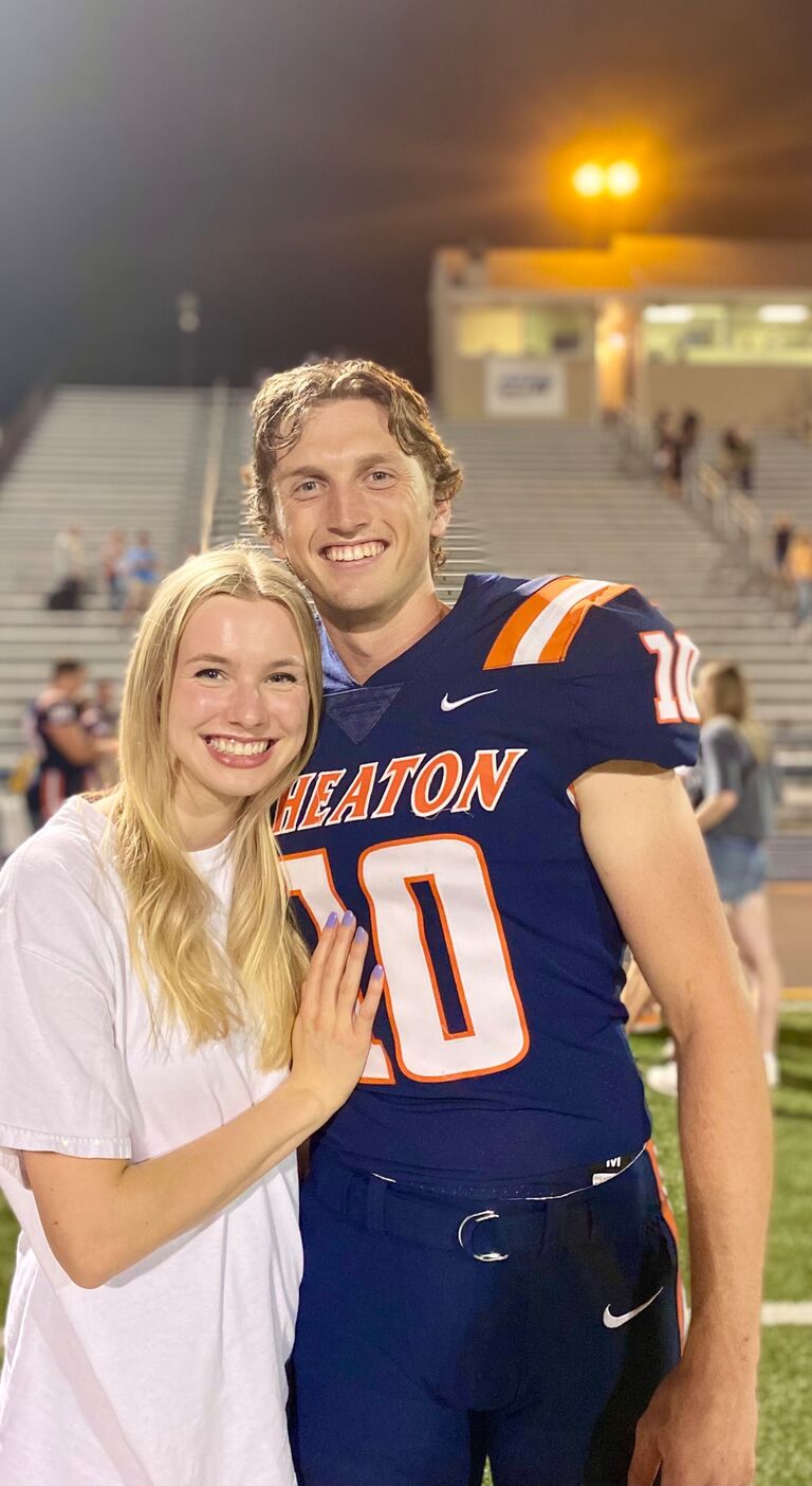 Steven played his fifth year season of football, and Lulu made sure not to miss a game
