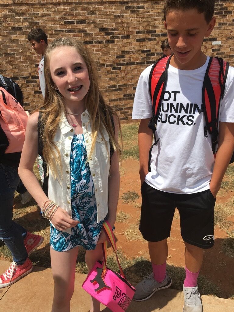 First picture together! #notrunningsucks