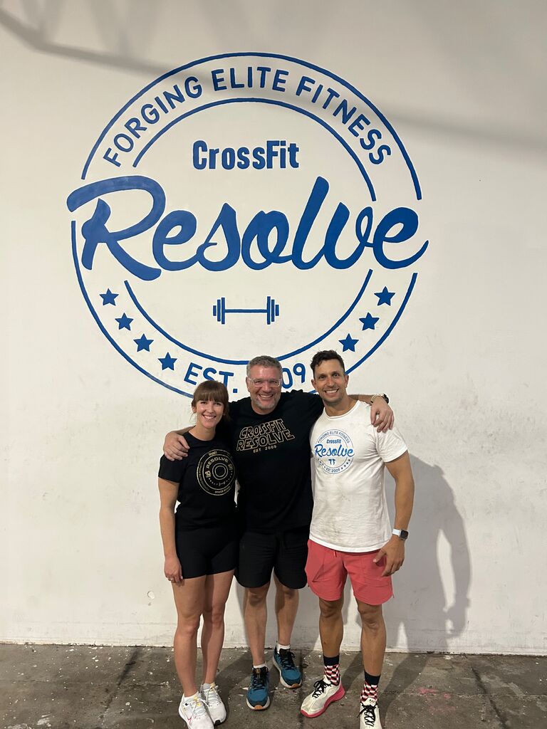 Last workout at Resolve, the place that we met