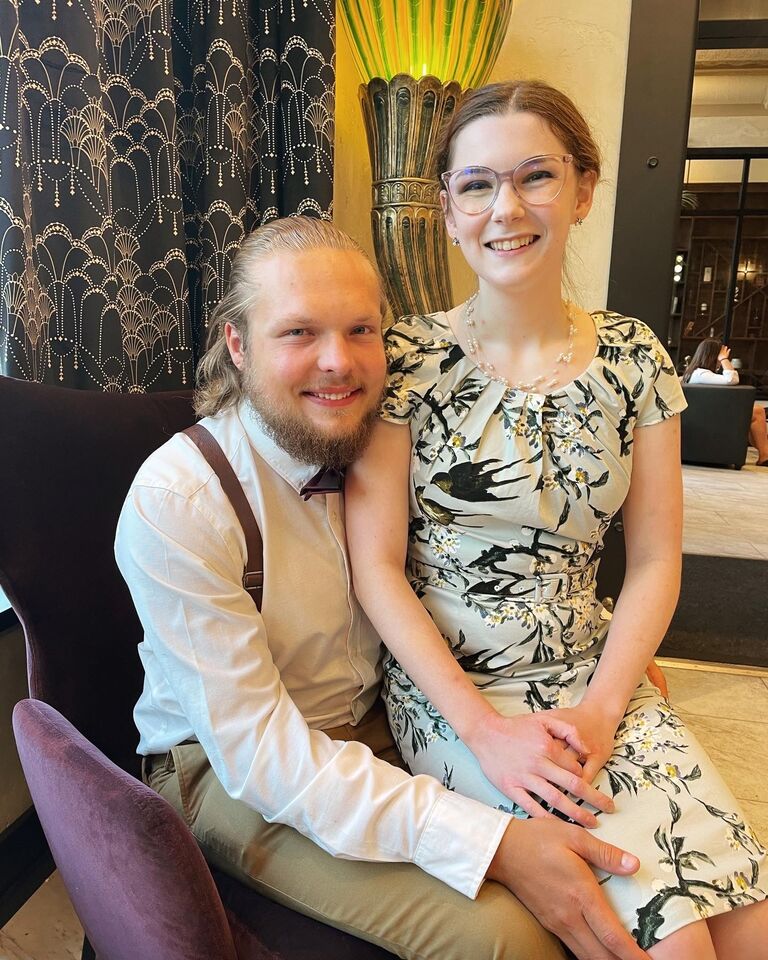 At The Ritz for Abbi's 20th birthday.