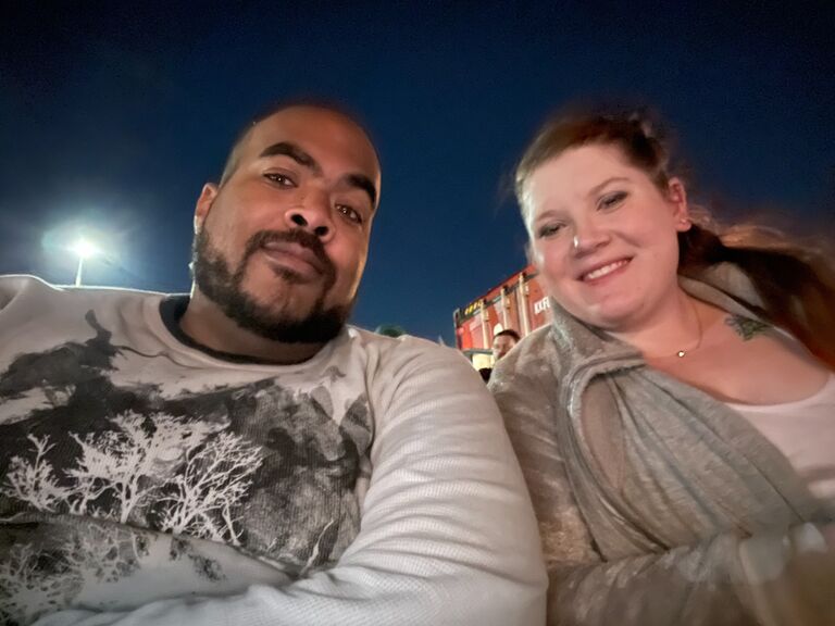 First time we saw Rocky Horror Live in the west bottoms. Now an annual tradition for the us.