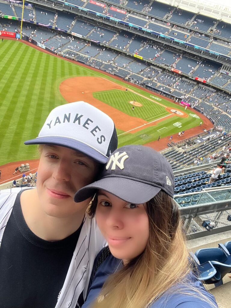 Jonathan's first time at Yankee Stadium