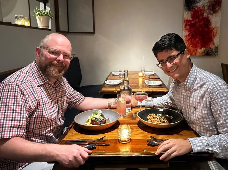 Spur-of-the-moment date night.