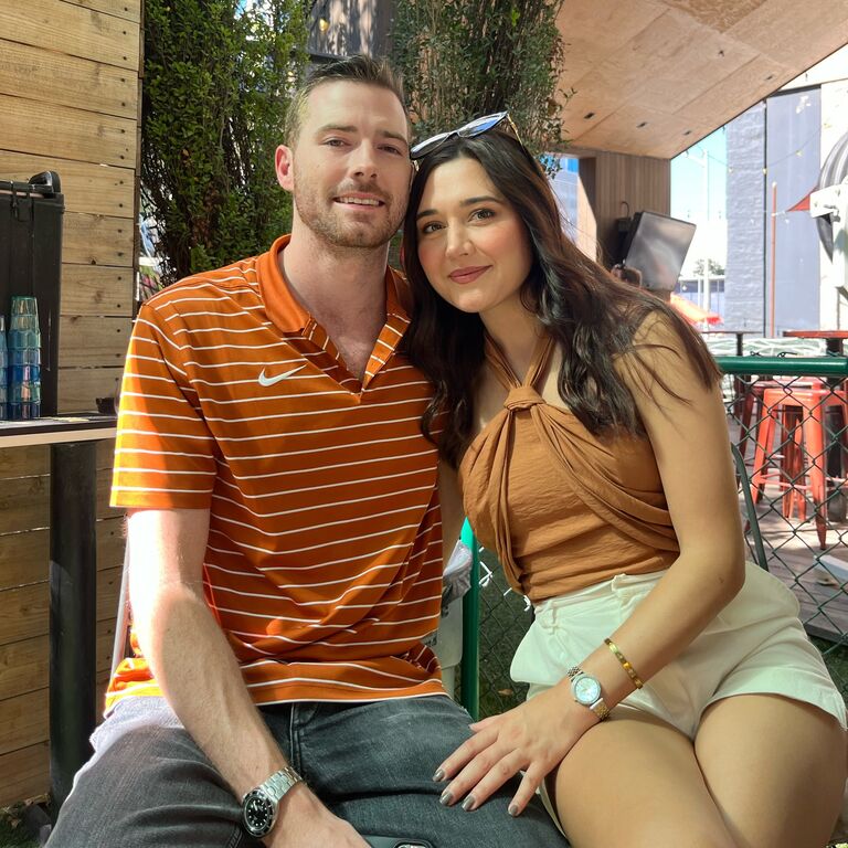 Plot twist: Mason wasn't ready for goodbye. So he shot his shot and invited Diana to Austin for a college football game at his alma mater.