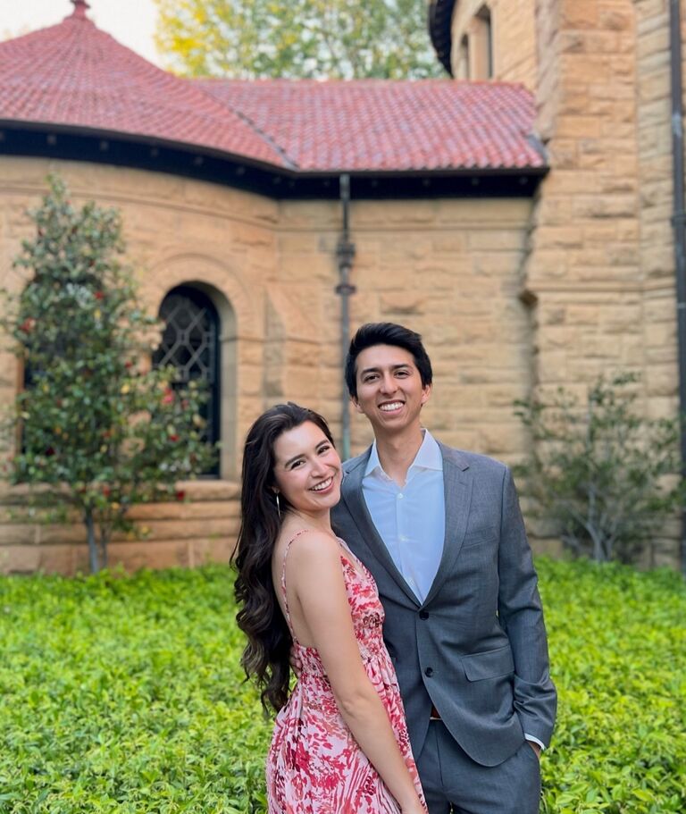 Grad Formal 2023, celebrating Clarissa completing her first year as a PhD student at Stanford.