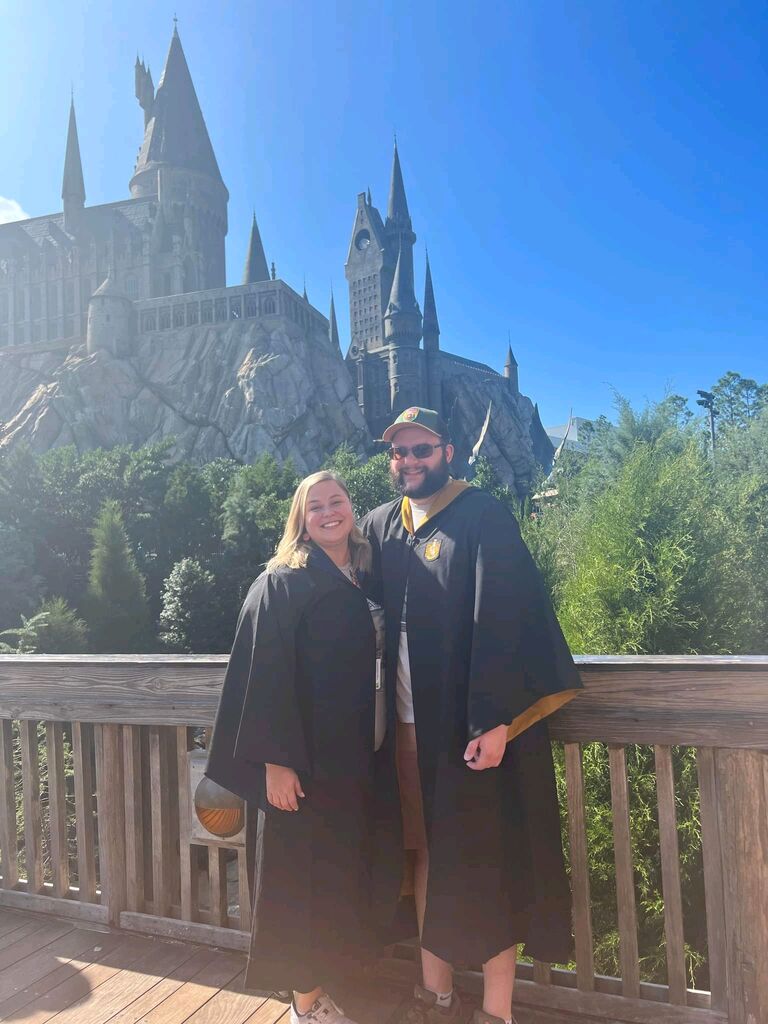 You're a wizard!!! Fun times at Universal and our first big trip together.