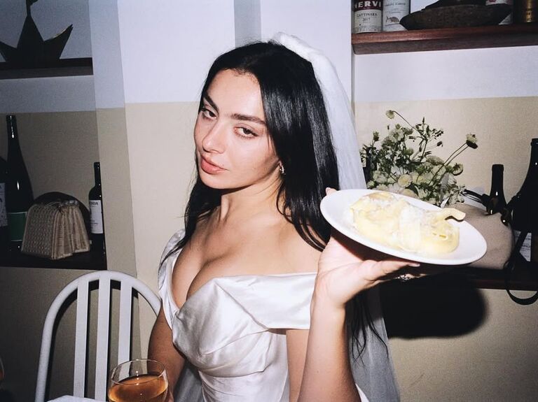 Charli xcx's wedding dress