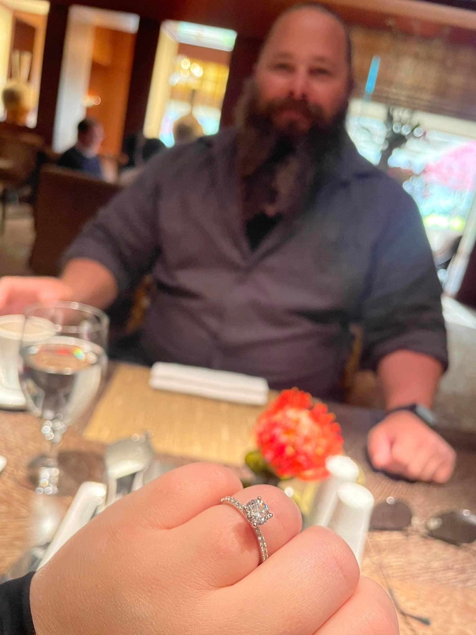 post engagement brunch and we both could not stop calling each other fiancé 