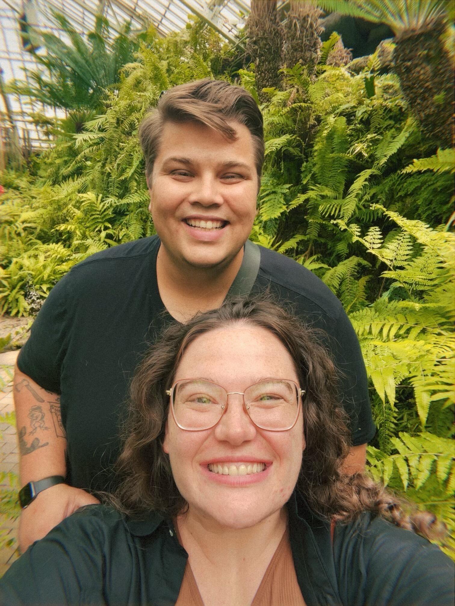 A day off date! They visited the Art Institute & Garfield Park conservatory.