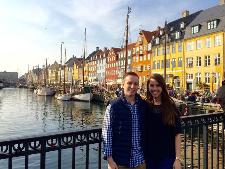 Corey visits Cate abroad in Copenhagen, Denmark