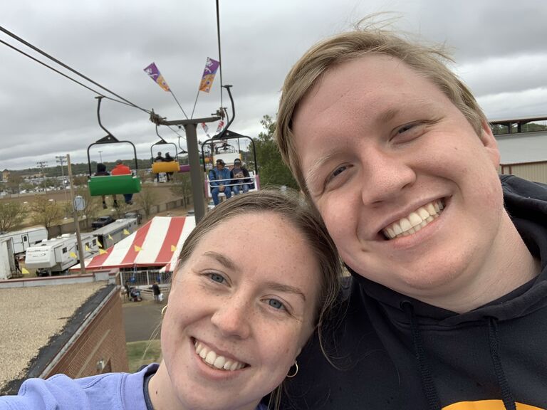 Jessyka told Anders "I love you" for the first time while atop the Ferris wheel at the Kansas State Fair (He may have beaten her to the punch).