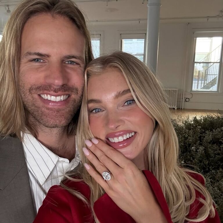 Elsa Hosk and Tom Daly's engagement announcement, celebrity engagements 2025
