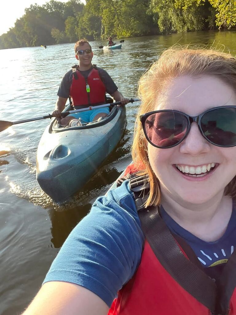 Spending time together in nature has been a big part of Ashlee and Jonathan’s relationship. (And maybe some singing of the Pirates of the Caribbean theme while kayaking down the river)