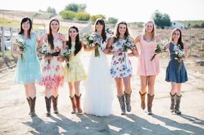 western wedding bridesmaid dresses