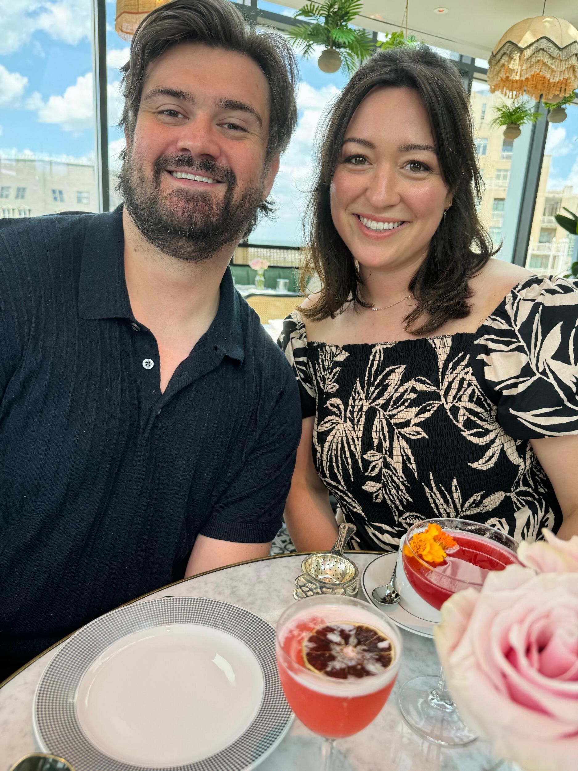 For their first celebration of Hannah's birthday together Devin knocked it out of the park by taking her to an afternoon tea. 
