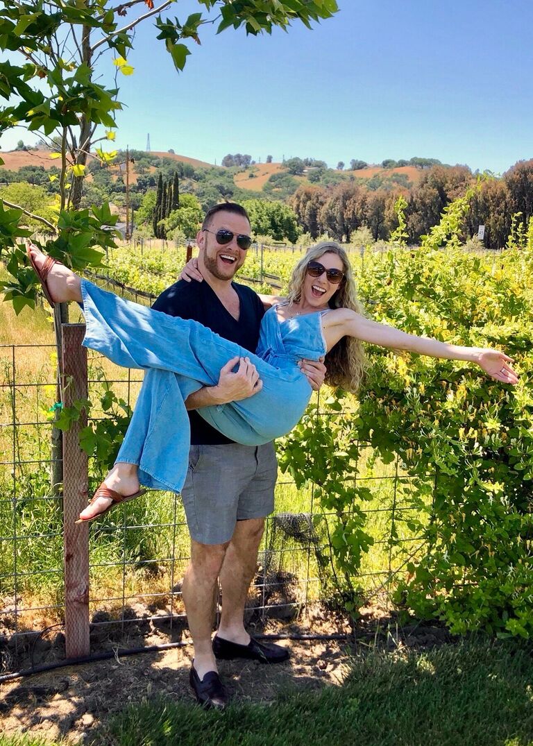 Wine tasting at Lions Ranch