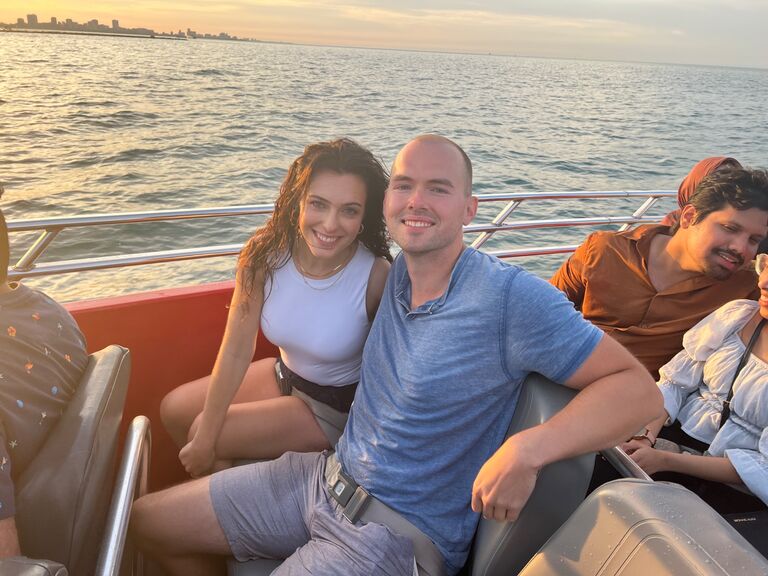 This was a pivotal day - after not communicating for over a year, Kevin and Lindsay decided to meet up. The only plan was for Kevin to join Lindsay at church, but it ended up being a day full of spontaneous adventures, ending at Navy Pier on the Sea Dog.