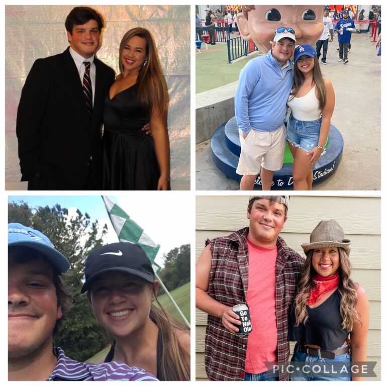 Just a few of our favorite college memories... formal, crawfish date parties, Dodgers game, MSU baseball, date nights at Anthony's, Jacob trying (and failing) to teach me golf, and much more! We loved our college years!