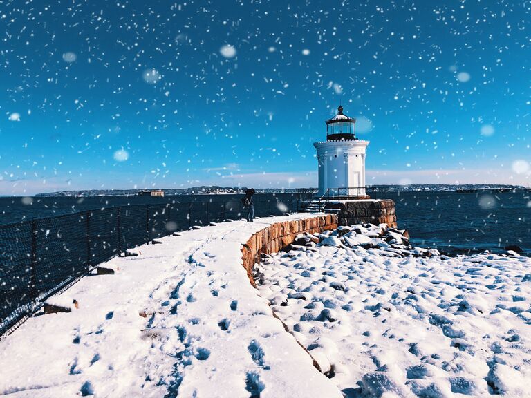 Lighthouse in South Portland, Maine