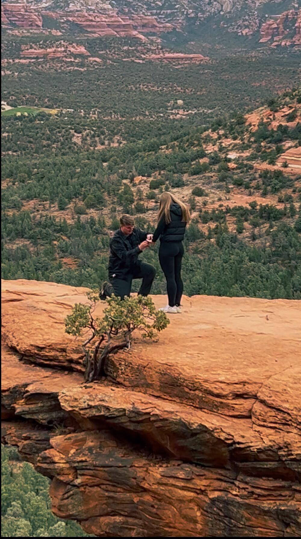 The day we got engaged!