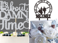 Funny wedding cake toppers