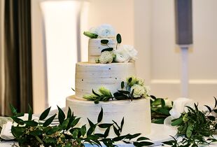 Two-Tier Round Wedding Cakes — Shop Provo Bakery