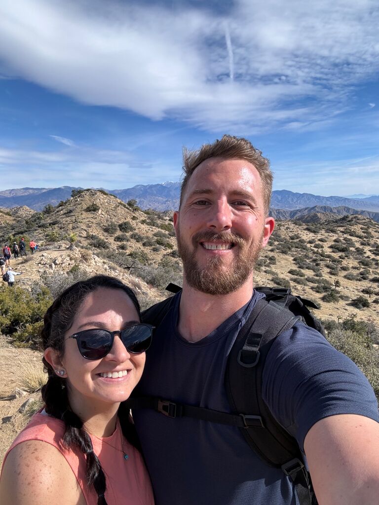 First trip to Joshua Tree to test their travel compatibility. It ended up being a success, and the start to many adventures. 