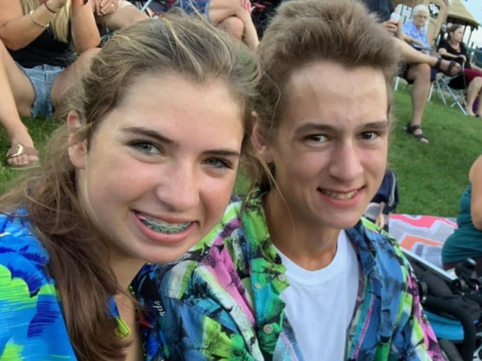 First photo together (exactly 3 years and 2 days before engagement date)