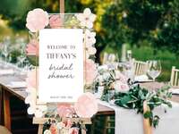 Bridal shower decorations and supplies