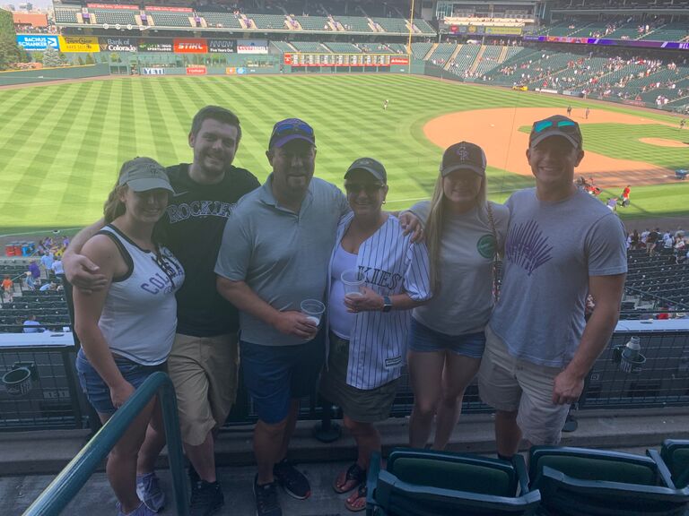 Rockies Game for Brittany’s Birthday