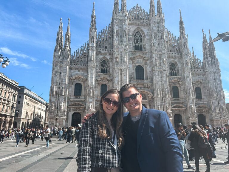 Exploring Milan in one day

We checked out the Starbucks Reserve and grabbed a quick bite before climbing to the top of the Duomo. The views of the city from the top were breathtaking. 