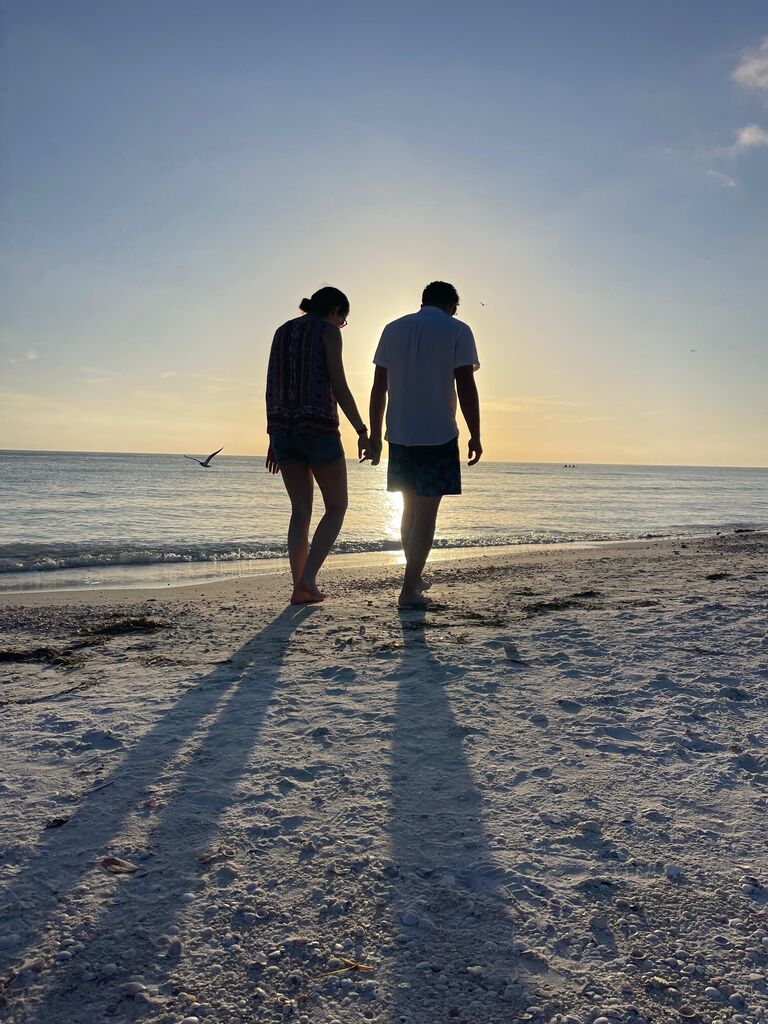 This photo was taken during our Spring Break trip to Florida with his family. 