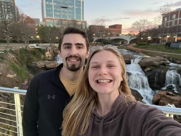 Will was placed in Greenville, SC to complete his first clinical rotation and Morgan moved with him for a few months. 