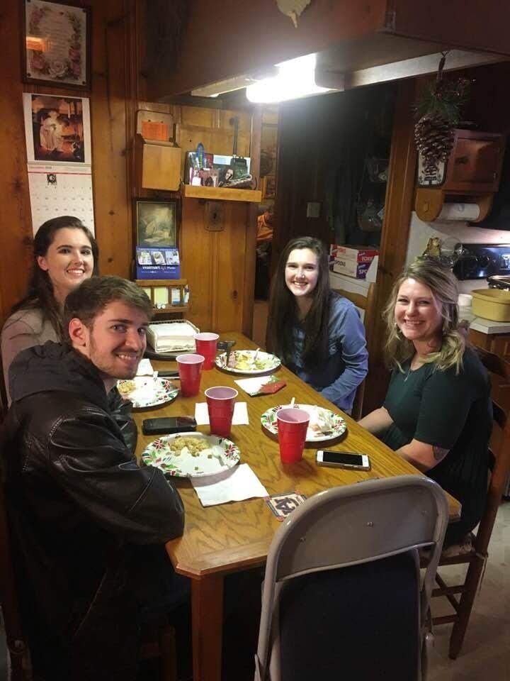 Christmas Eve. Our first Christmas with each other's family.