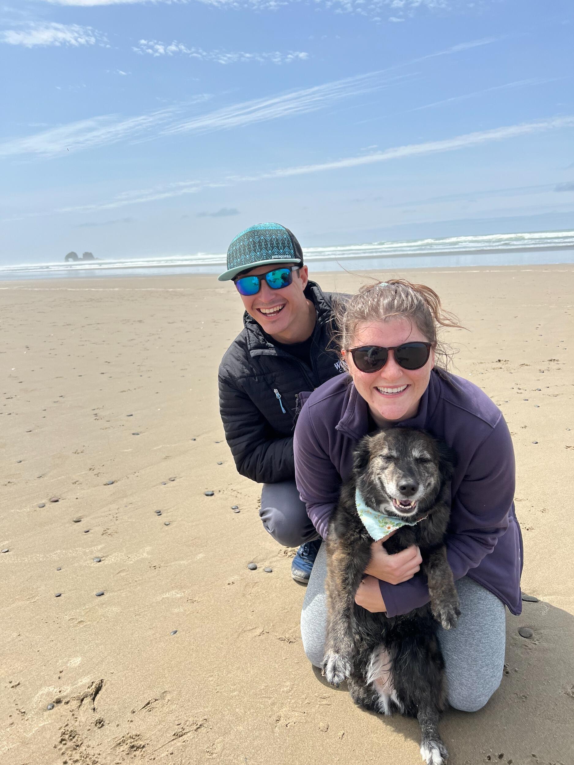 Jackie's 31st! We went to Rockaway beach, Oregon. 10/10 recommend the taco truck there, and the giant corndog you can ride..