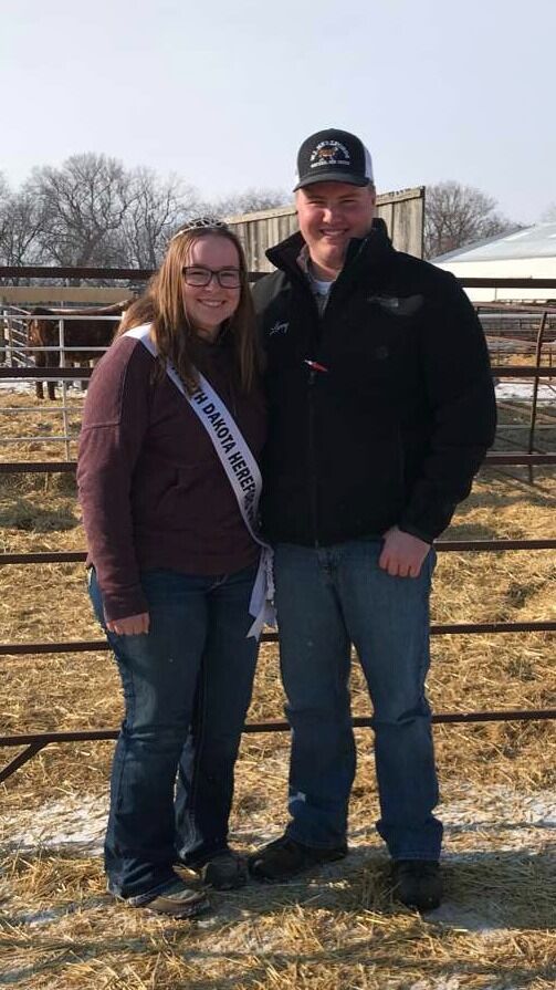 Josie finally convinced Walter to go on a date after meeting each other at North Star Classic (cattle show) in December 2020. They enjoyed a Hereford bull sale together and ventured into Fargo for supper.