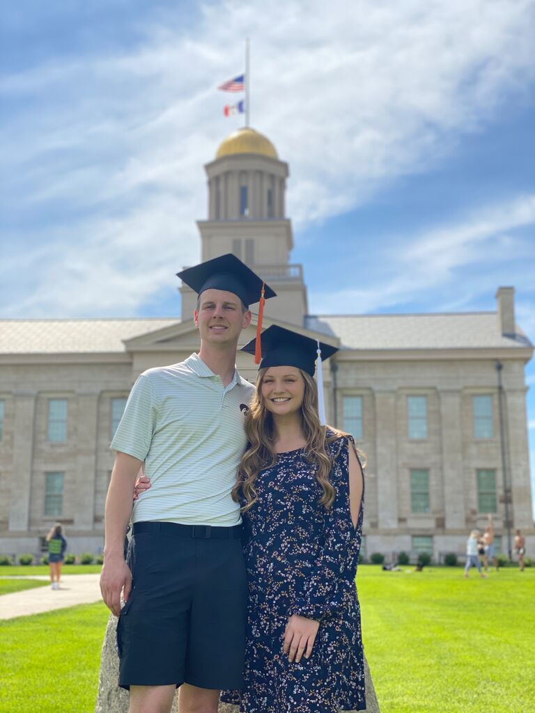 Hunter & Avery met in their organic chemistry course at UIowa. They both then graduated in the spring of that year! 