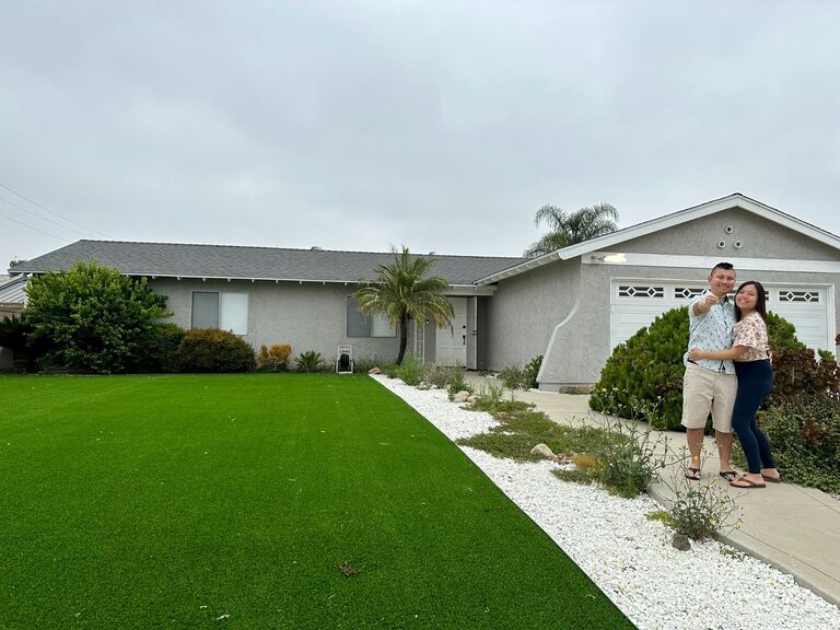 After residency and after finding a job, the two then looked for a new home and closed on Escrow on this day. Goodbye long distance!