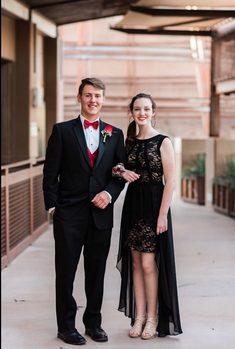 First prom together during sophomore year.