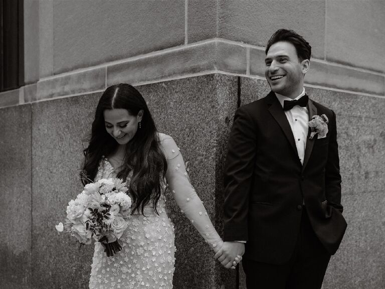 Everything Delish creator Jamie Milne on wedding day with husband Brandon