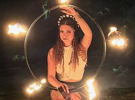 Hooded Harlequinn - Fire Dancer - Austin, TX - Hero Gallery 1