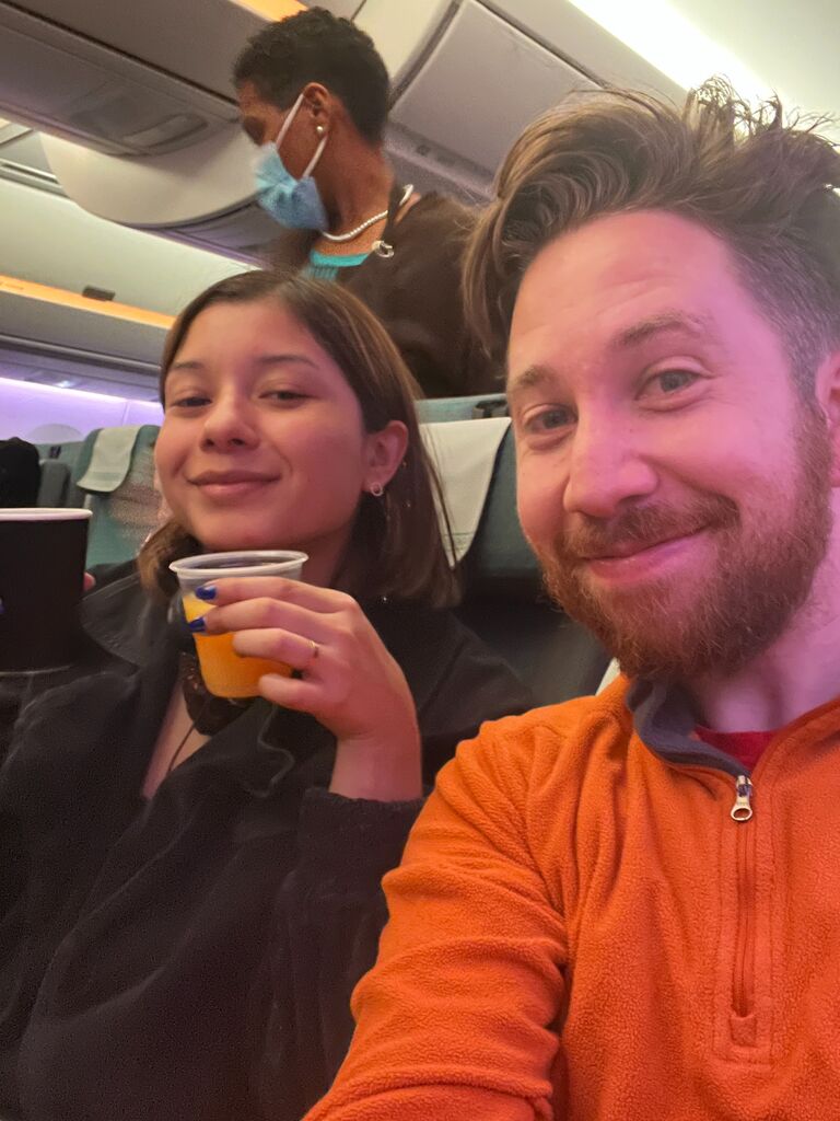 First 12+ hour flight together