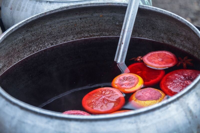 Halloween birthday party ideas - cauldron punch