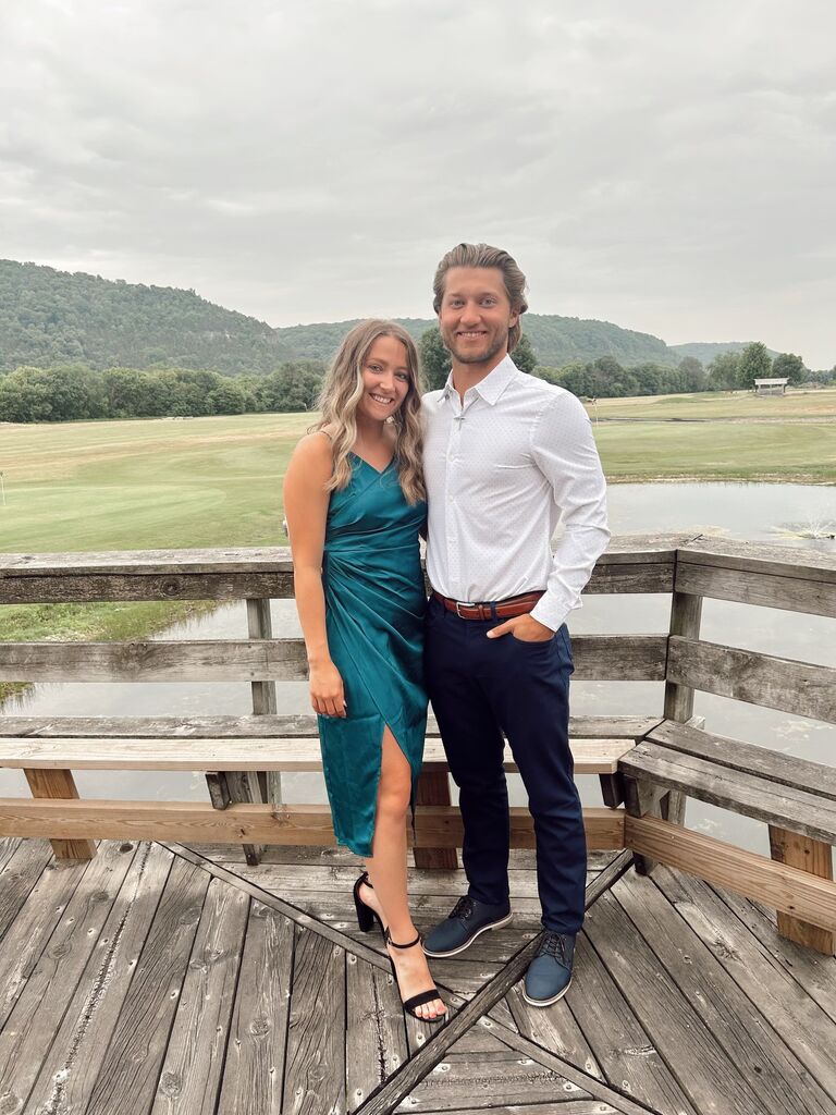 Our 2nd wedding together! It was after this wedding that we started to talk very seriously about marriage and our own wedding.