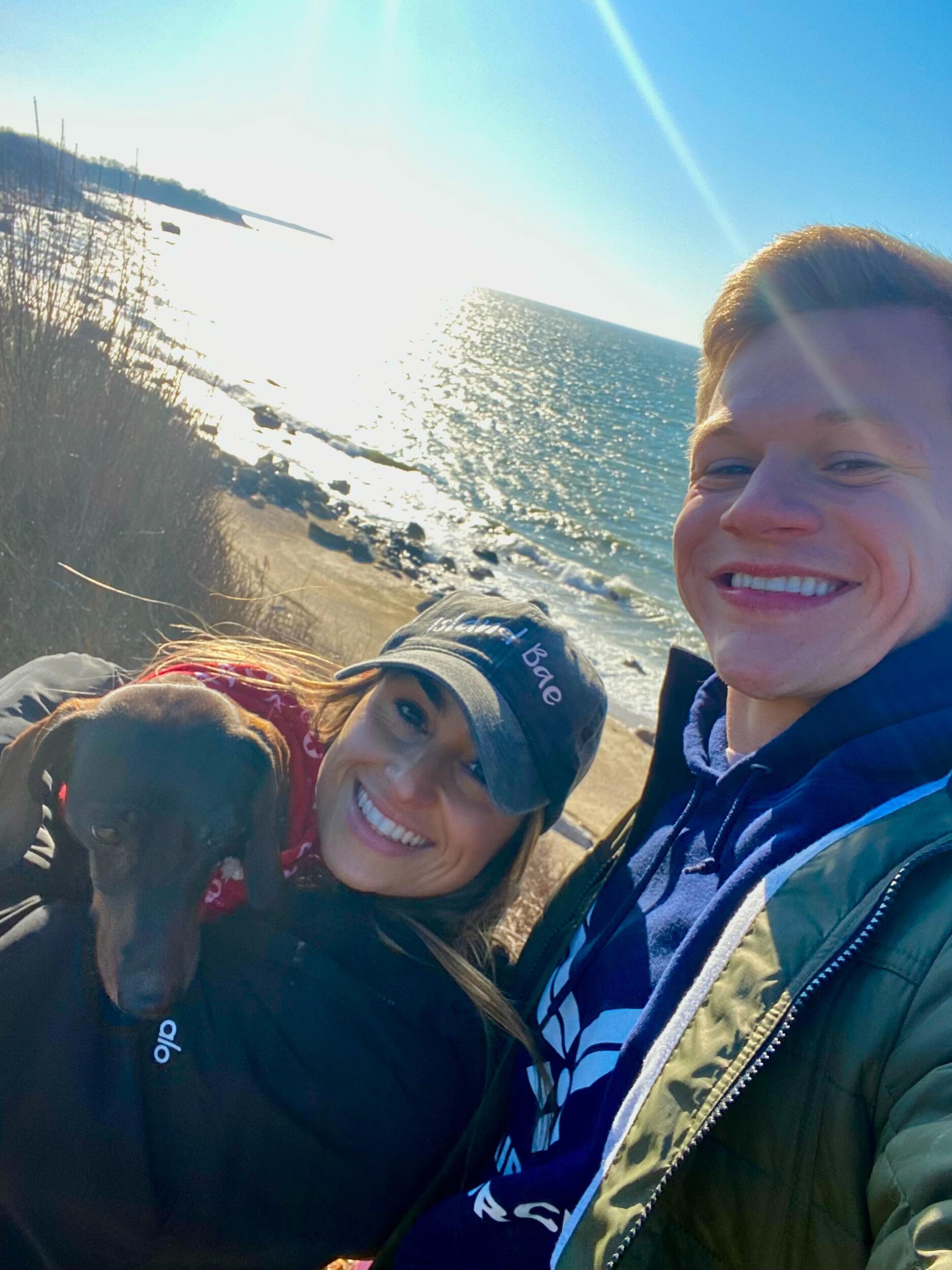 Oliver's first trip to Greenport, NY!