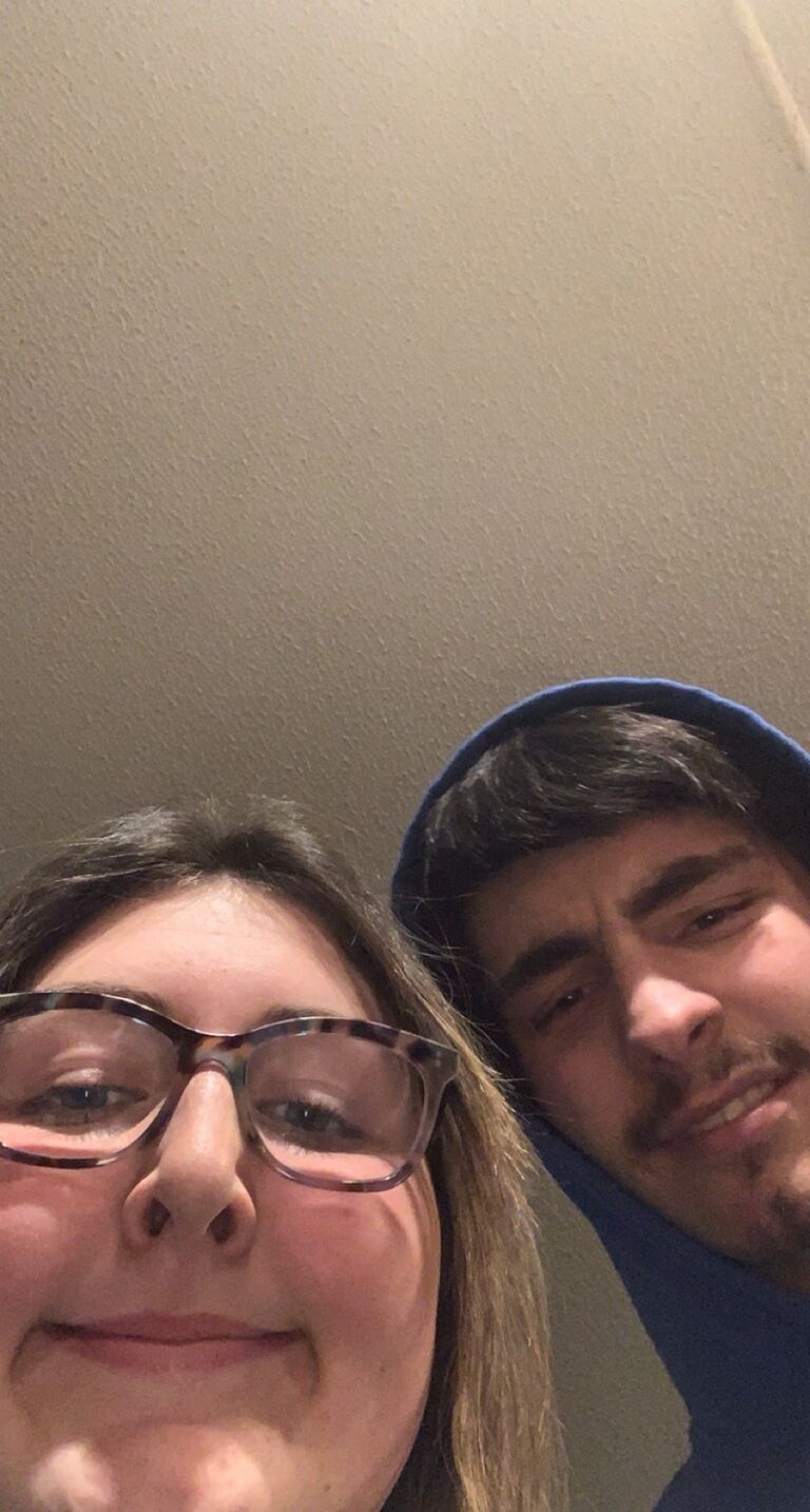 we weren't able to be together for Christmas, but this was our first NYE.