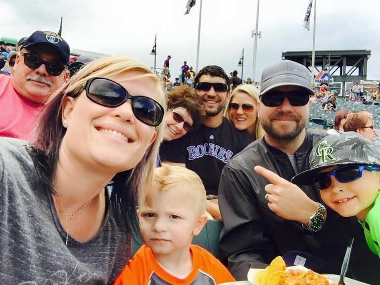 More baseball in Denver with Ryan's cousins.