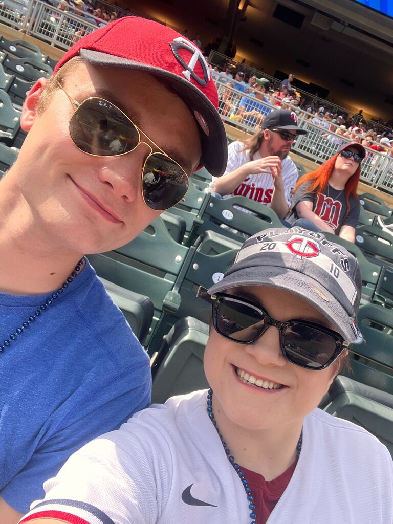 Twins game w/ Jack's family