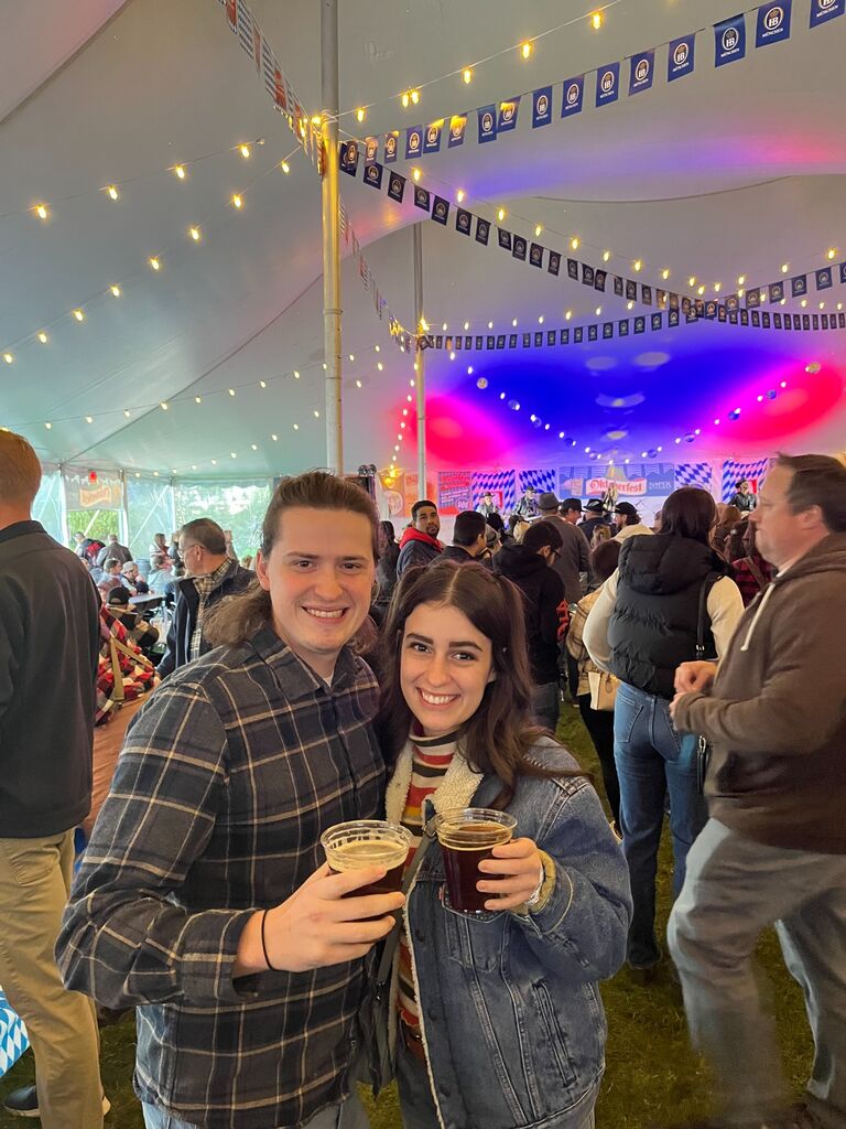 Oktoberfest in Downtown Naperville. Honorable mention because this picture is so cute!